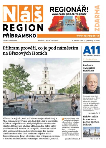 Obálka e-magazínu Náš Region - Příbramsko 41/2026