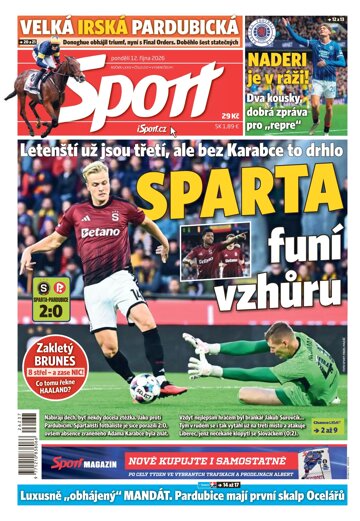 Obálka e-magazínu Sport 12.10.2026
