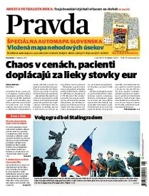 Obálka e-magazínu Pravda 4. 2. 2013