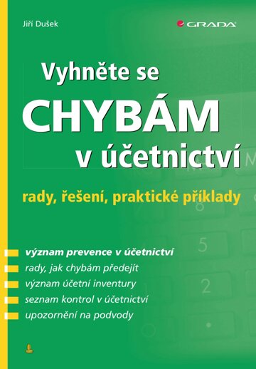 Obálka knihy Vyhněte se chybám v účetnictví