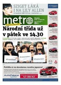 Obálka e-magazínu deník METRO 25.6.2014