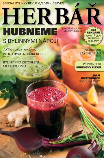 Obálka e-magazínu Herbář 6/15 hubneme