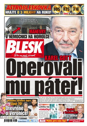 Obálka e-magazínu Blesk 8.11.2016