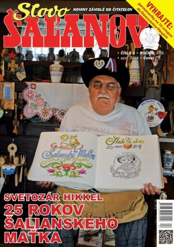 Obálka e-magazínu Slovo Šaľanov 4/2018