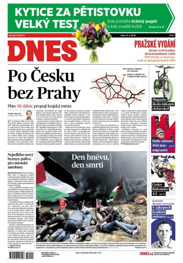 Obálka e-magazínu MF Dnes 15.5.2018