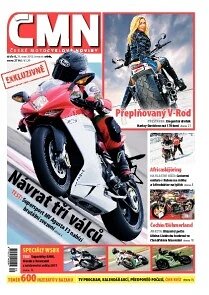 Obálka e-magazínu ČESKÉ MOTOCYKLOVÉ NOVINY 8/2012