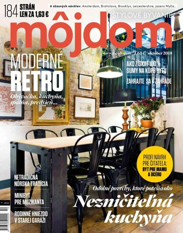 Obálka e-magazínu Môj dom 10/2018