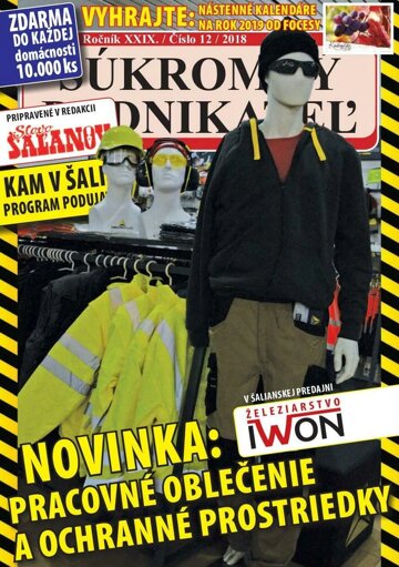Obálka e-magazínu Súkromný podnikateľ 12/2018