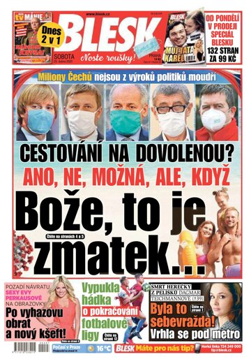 Obálka e-magazínu Blesk 25.4.2020