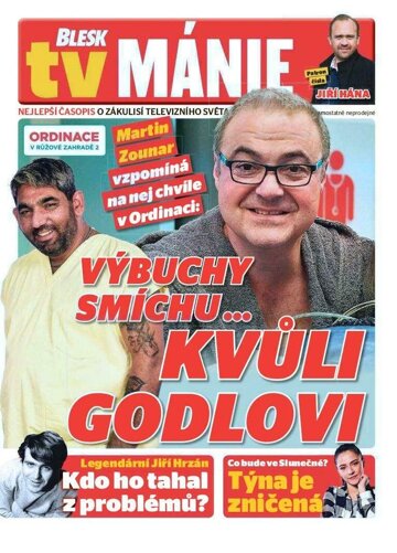 Obálka e-magazínu Blesk Tv manie 16.5.2020