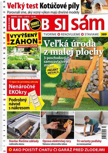 Obálka e-magazínu Urob si sám 3/2021