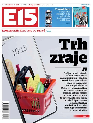 Obálka e-magazínu E15 12.4.2021