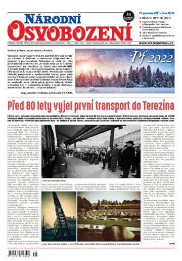 Obálka e-magazínu Národní Osvobození 25-26/2021