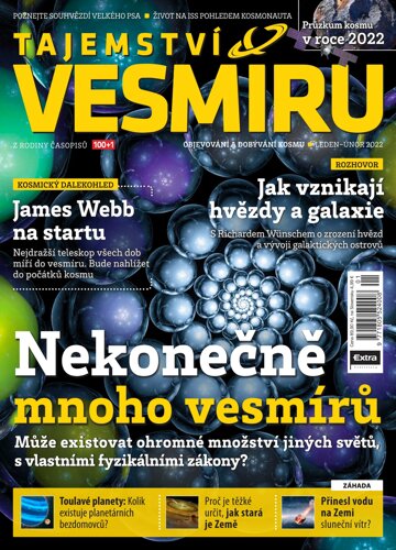 Obálka e-magazínu Tajemství Vesmíru 1-2/2022