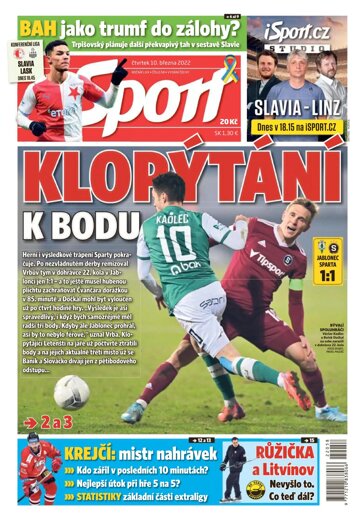 Obálka e-magazínu Sport 10.3.2022
