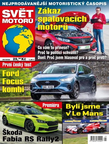 Obálka e-magazínu Svět motorů 25/2022