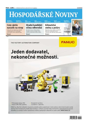 Obálka e-magazínu Hospodářské noviny 146 - 29.7.2022