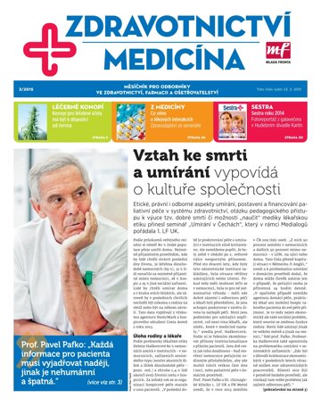 Obálka e-magazínu Zdravotnictví a medicína 3/2015
