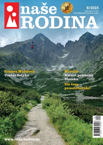 Obálka e-magazínu Naše rodina 9/2023