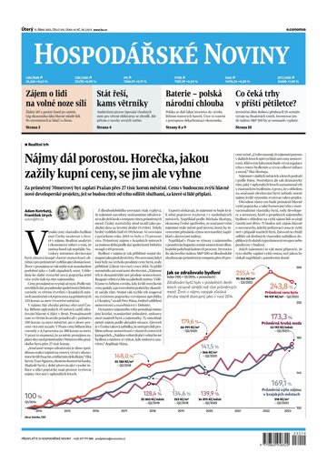 Obálka e-magazínu Hospodářské noviny 210 - 31.10.2023