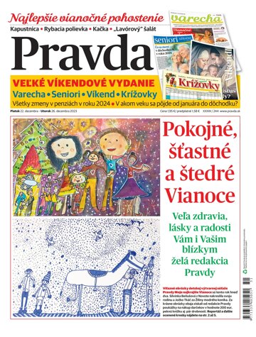 Obálka e-magazínu Pravda 22. 12. 2023