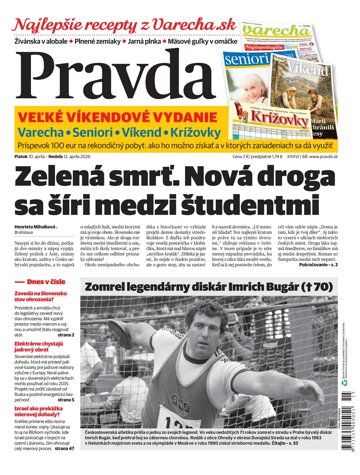 Obálka e-magazínu Pravda 10. 4. 2026