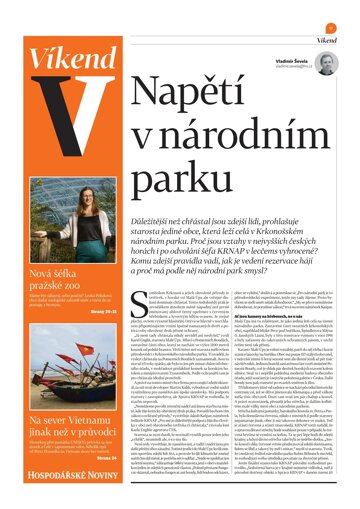 Obálka e-magazínu Hospodářské noviny - příloha Víkend 074 - 17.4.2026 Víkend