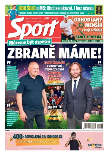 Obálka e-magazínu Sport 5.6.2026