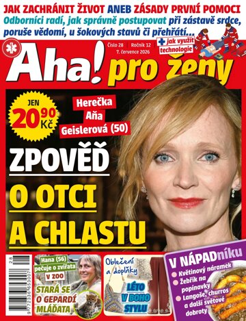 Obálka e-magazínu AHA! pro ženy 28/2026