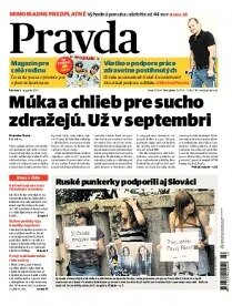 Obálka e-magazínu Pravda 9.8.2012