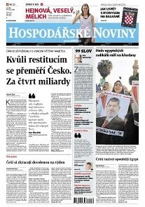 Obálka e-magazínu Hospodářské noviny 160 - 19.8.2013