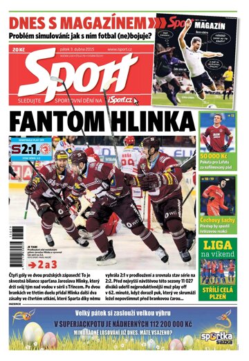 Obálka e-magazínu Sport 3.4.2015