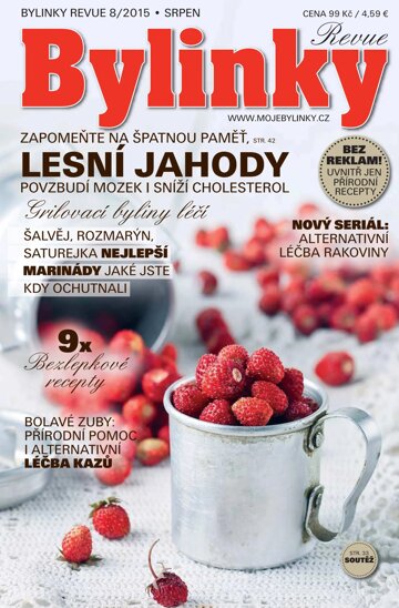 Obálka e-magazínu Bylinky 8/15 srpen