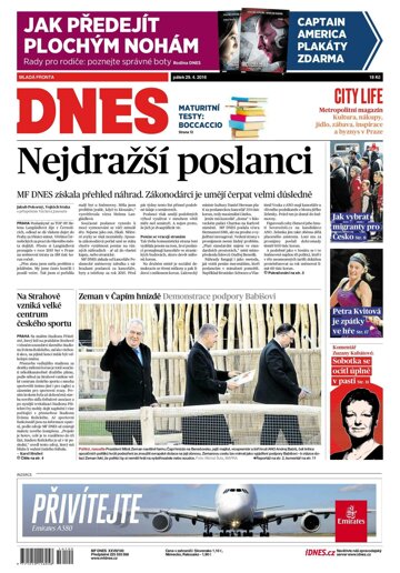 Obálka e-magazínu MF Dnes 29.4.2016