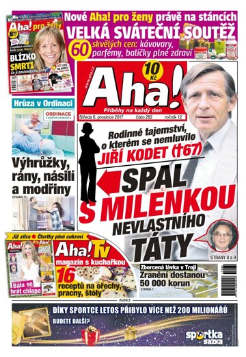 Obálka e-magazínu AHA! 6.12.2017