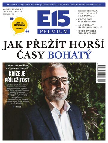 Obálka e-magazínu E15 Premium 1/2019