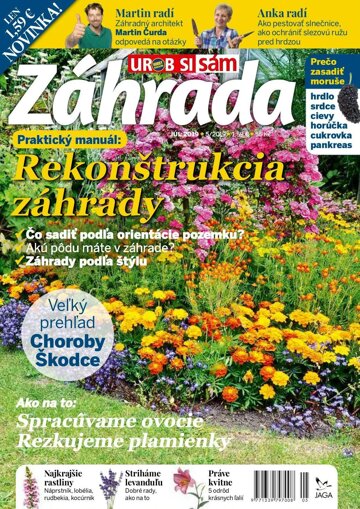 Obálka e-magazínu Záhrada 2019 05
