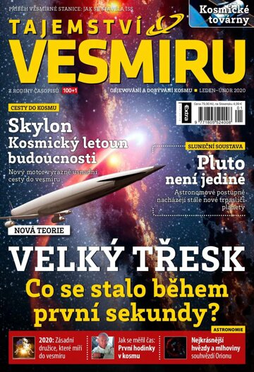 Obálka e-magazínu Tajemství Vesmíru 1-2/2020