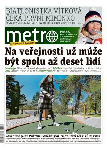 Obálka e-magazínu deník METRO 24.4.2020