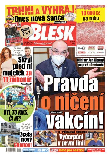 Obálka e-magazínu Blesk 13.3.2021