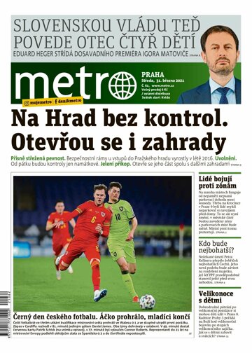 Obálka e-magazínu deník METRO 31.3.2021