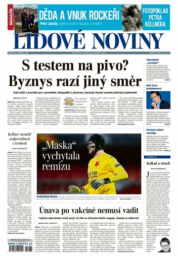 Obálka e-magazínu Lidové noviny 9.4.2021