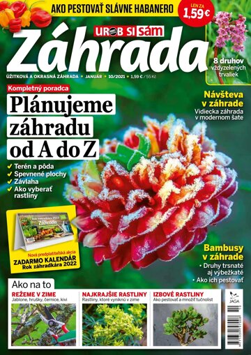 Obálka e-magazínu Záhrada 2021 10