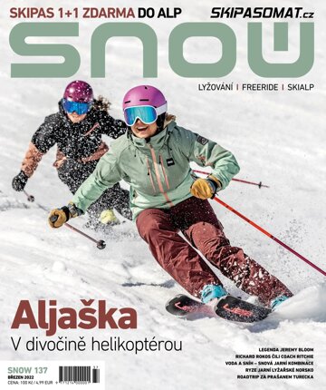 Obálka e-magazínu SNOW 137 – březen 2022