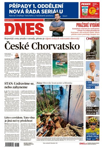 Obálka e-magazínu MF Dnes 25.7.2022