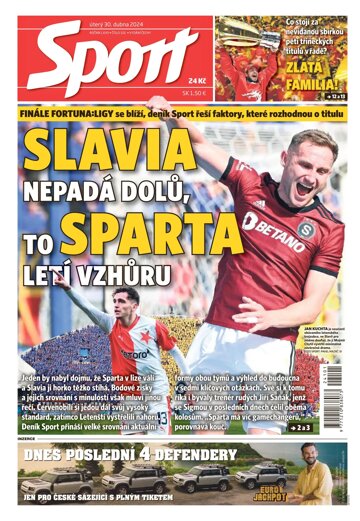 Obálka e-magazínu Sport 30.4.2024