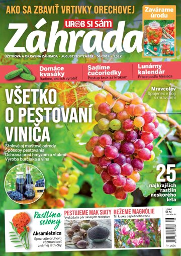 Obálka e-magazínu Záhrada 2024 06