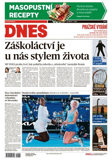Obálka e-magazínu MF Dnes 27.1.2025