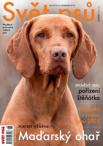 Obálka e-magazínu Svět psů 6/2025