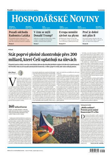 Obálka e-magazínu Hospodářské noviny 206 - 26.10.2026